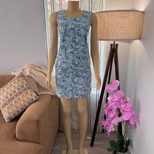 Eddie Bauer Blue Sleeveless A Line Sheath Dress Size XS Petite